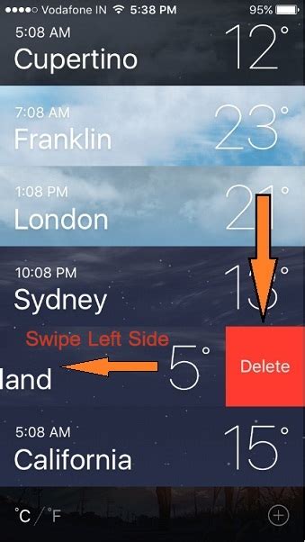 ios 17 weather remove city